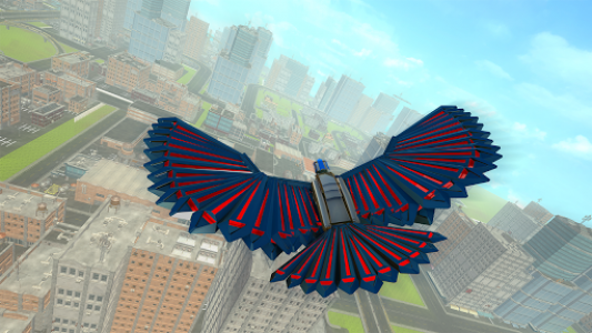اسکرین شات برنامه Flying Hero Robot Hawk 2