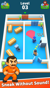 اسکرین شات 1 بازی Prison Escape : Sneak & Run