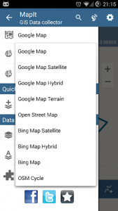 اسکرین شات برنامه Mapit GIS - Map Data Collector & Measurements 4