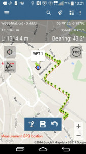 اسکرین شات برنامه Map Pad GPS Land Surveys & Measurements 3