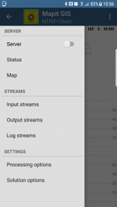 اسکرین شات برنامه Mapit GIS - NTRIP Client 1