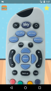 اسکرین شات برنامه Remote Control For Sky UK 3
