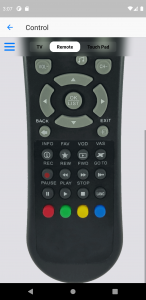 اسکرین شات برنامه Remote Control For NXT DIGITAL 8