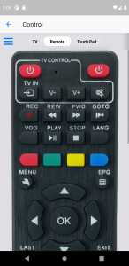 اسکرین شات برنامه Remote Control For NXT DIGITAL 4