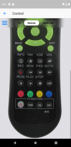 اسکرین شات برنامه Remote Control For NXT DIGITAL 6