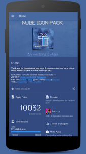 اسکرین شات برنامه Nube - Free Icon Pack 1