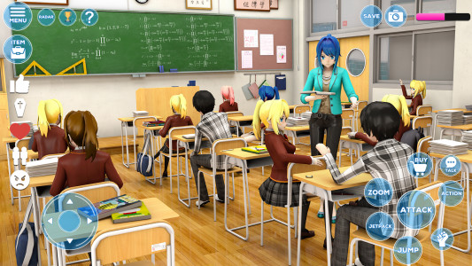 اسکرین شات بازی Anime High School Girl Sim 3D 1