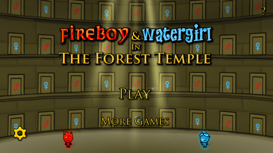 اسکرین شات بازی Fireboy & Watergirl: Forest 1