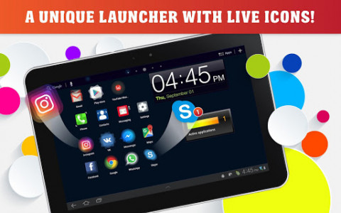 اسکرین شات برنامه Launcher Live Icons for Android 7