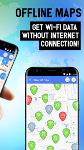 اسکرین شات برنامه WiFi App: passwords, hotspots 2