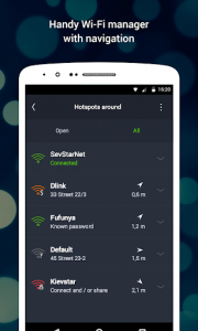 اسکرین شات برنامه WiFi: passwords, hotspots 5
