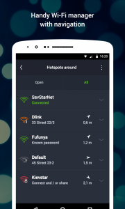 اسکرین شات برنامه WiFi: passwords, hotspots 5