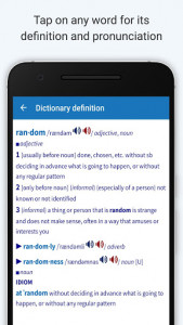 اسکرین شات برنامه Oxford Collocations Dictionary 8