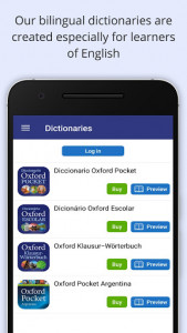 اسکرین شات برنامه Oxford Learner’s Dictionaries: Bilingual editions 1