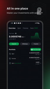 اسکرین شات 5 برنامه Ourbit: Buy Bitcoin & Crypto