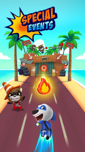 اسکرین شات 4 بازی Talking Tom: Hero Dash Run