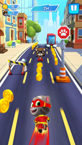 اسکرین شات 1 بازی Talking Tom Hero Dash