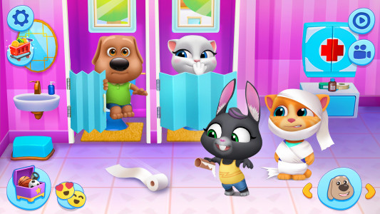اسکرین شات 2 بازی My Talking Tom Friends