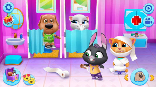 اسکرین شات 2 بازی My Talking Tom Friends