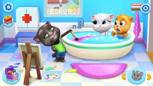 اسکرین شات بازی My Talking Tom Friends 1