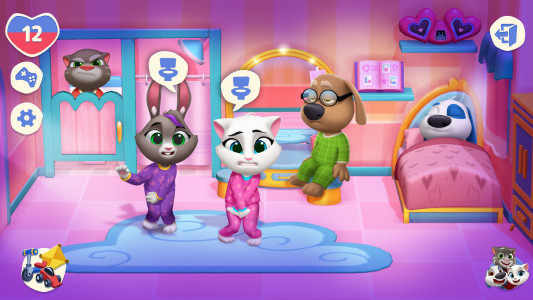 اسکرین شات 4 بازی My Talking Tom Friends 2