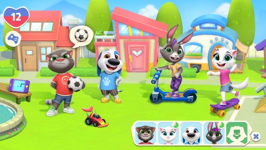 اسکرین شات 1 بازی My Talking Tom Friends 2