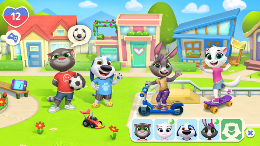 اسکرین شات 1 بازی My Talking Tom Friends 2