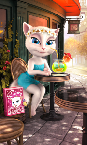 اسکرین شات برنامه Talking Angela 4