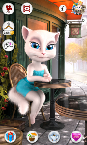 اسکرین شات برنامه Talking Angela 6