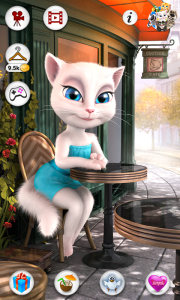 اسکرین شات 6 برنامه Talking Angela