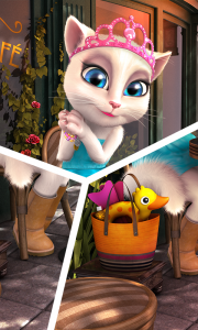 اسکرین شات برنامه Talking Angela 3