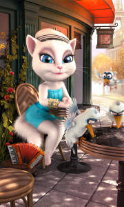 اسکرین شات برنامه Talking Angela 5