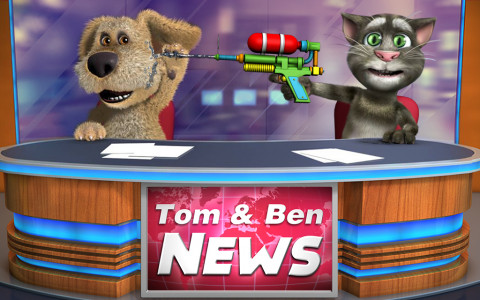 اسکرین شات برنامه Talking Tom & Ben News 4