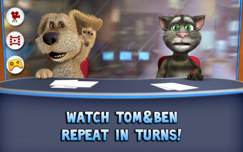 اسکرین شات برنامه Talking Tom & Ben News 1