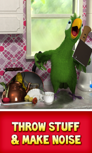 اسکرین شات 2 برنامه Talking Pierre the Parrot