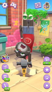اسکرین شات 3 بازی Talking Tom Cat