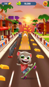 اسکرین شات 1 بازی Talking Tom Gold Run