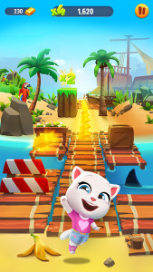 اسکرین شات 2 بازی Talking Tom Gold Run