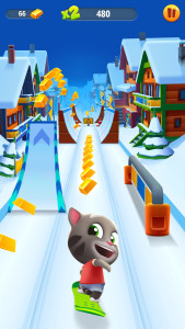اسکرین شات 1 بازی Talking Tom Gold Run