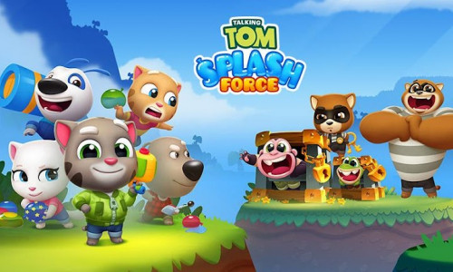 اسکرین شات بازی Talking Tom Splash Force 6