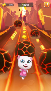 اسکرین شات 2 بازی Talking Tom Time Rush