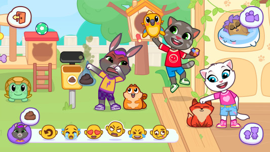اسکرین شات 3 برنامه Talking Tom & Friends: World