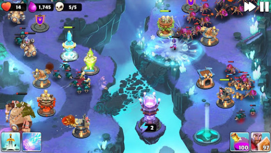 اسکرین شات بازی Castle Creeps TD - Epic tower defense 5