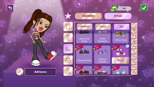 اسکرین شات بازی Bratz Total Fashion Makeover 1