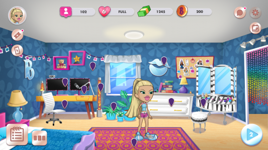 اسکرین شات بازی Bratz Total Fashion Makeover 2