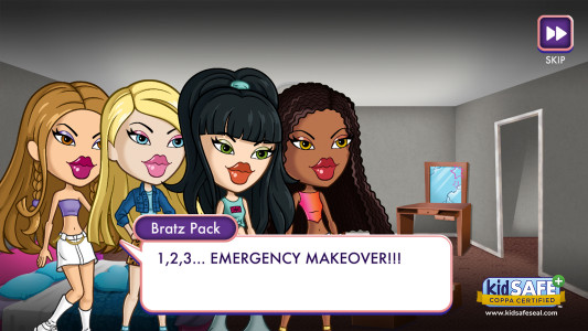 اسکرین شات بازی Bratz Total Fashion Makeover 3