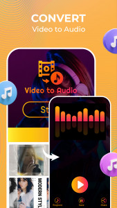 اسکرین شات 1 برنامه Video to Mp3 Audio Converter