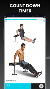 اسکرین شات برنامه Men Workout at Home: Full Body 8
