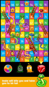 اسکرین شات 1 بازی Snakes and Ladders - Dice Game