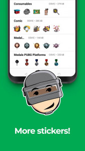 اسکرین شات برنامه Stickers for WhatsApp (PUBG Fan App) 2020 ✅ 4